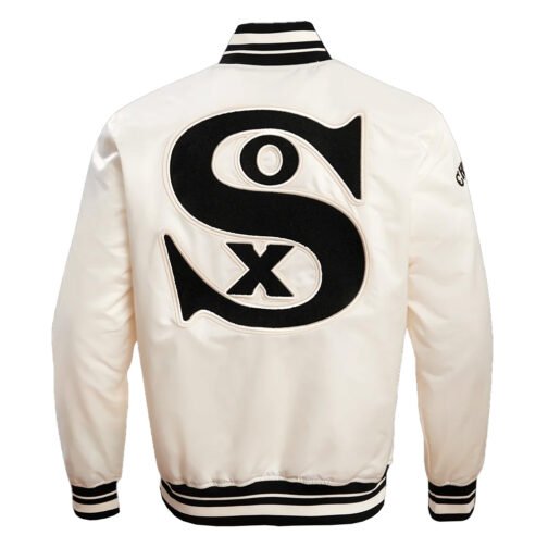 Chicago White Sox Retro Classic Rib Jacket - Image 3