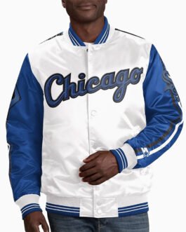 Chicago White Sox Striped Satin Jacket