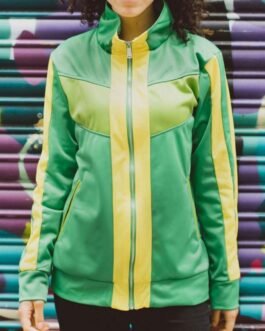 Chie Satonaka Persona 4 Golden Green Leather Jacket