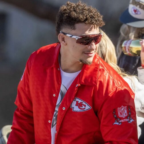 Patrick Mahomes Super Bowl LVIII Kansas City Chiefs Jacket - Image 4