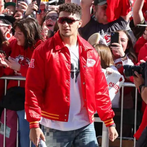 Patrick Mahomes Super Bowl LVIII Kansas City Chiefs Jacket - Image 6