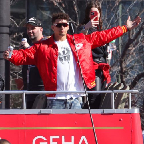 Patrick Mahomes Super Bowl LVIII Kansas City Chiefs Jacket - Image 9