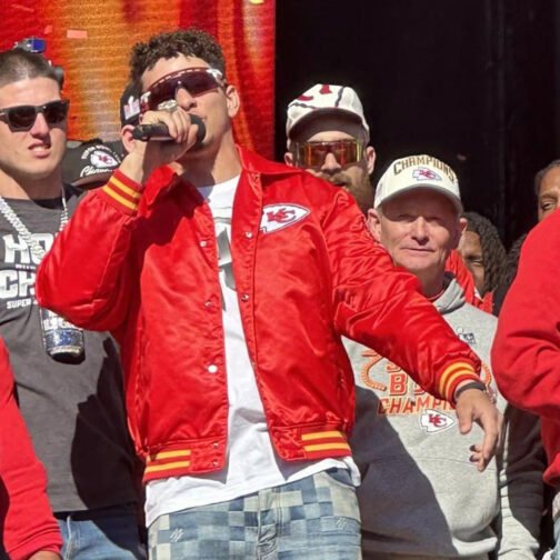 Patrick Mahomes Super Bowl LVIII Kansas City Chiefs Jacket - Image 5