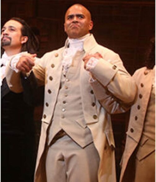 Chris Jackson Hamilton White Coat - Image 5