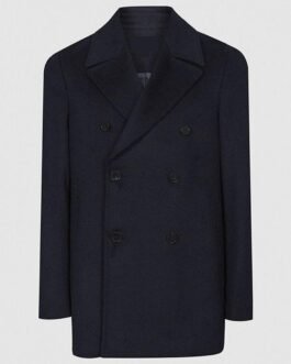 Chris Pine All the Old Knives Wool Peacoat
