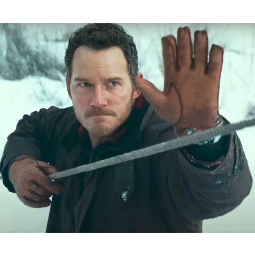 Chris Pratt Jurassic World Dominion Cotton Brown Coat - Image 7