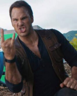 Owen Grady Jurassic World Fallen Kingdom Leather Vest