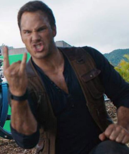 Owen Grady Jurassic World Fallen Kingdom Leather Vest - Image 2