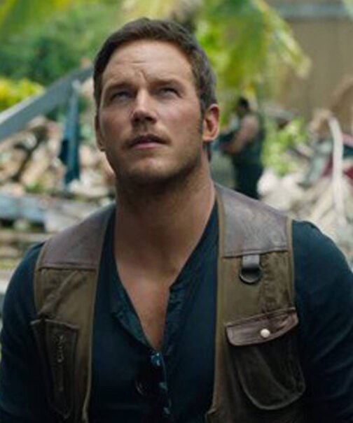 Owen Grady Jurassic World Fallen Kingdom Leather Vest - Image 3