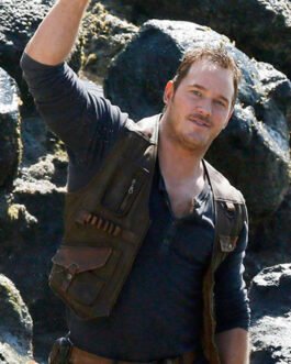 Owen Grady Jurassic World Fallen Kingdom Leather Vest
