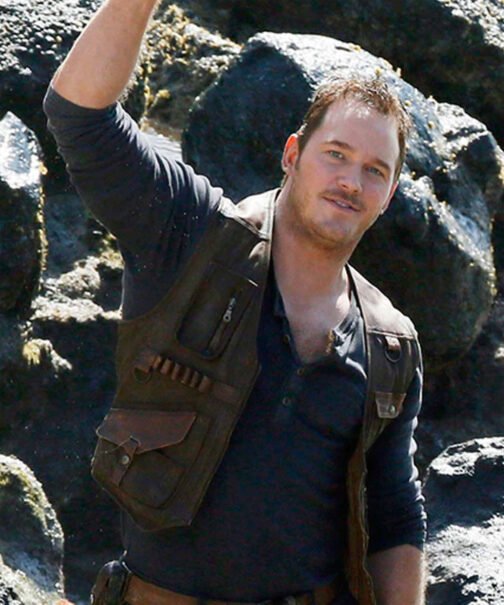 Owen Grady Jurassic World Fallen Kingdom Leather Vest