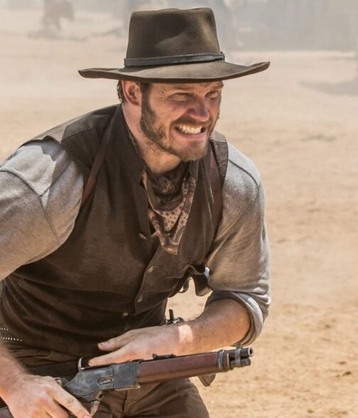 Chris Pratt The Magnificent Seven Suede Vest - Image 7
