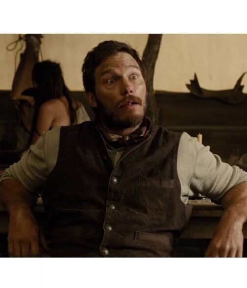 Chris Pratt The Magnificent Seven Suede Vest - Image 8