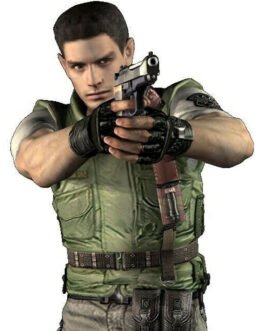 Resident Evil Chris Redfield Stars Green Vest