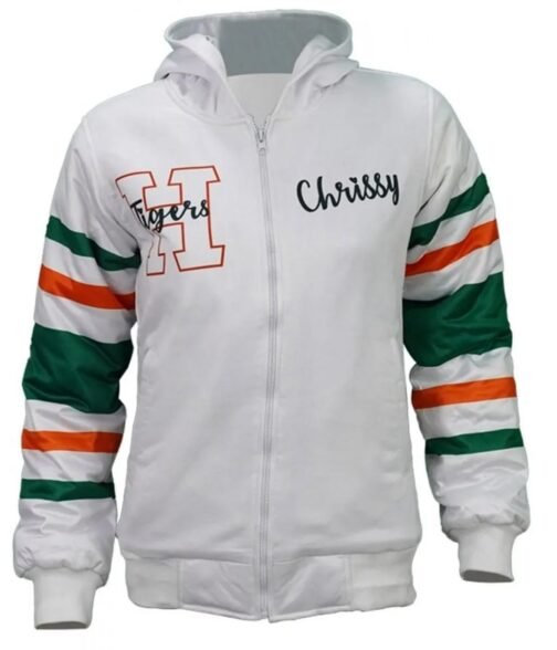 Grace Van Dien Stranger Things S04 White Hoodie - Image 6