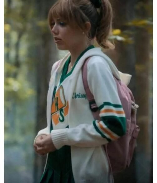Grace Van Dien Stranger Things S04 White Hoodie - Image 14