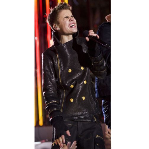 Christmas Concert Justin Bieber Double Breasted Jacket - Image 8