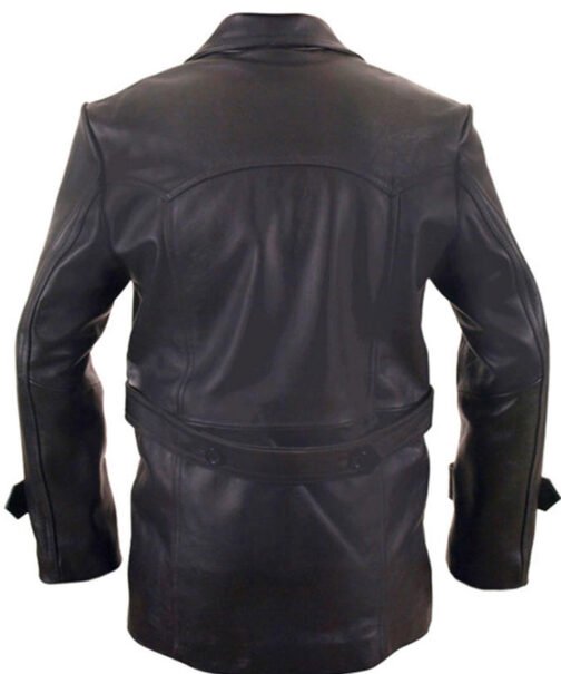 Christopher Eccleston Doctor Who Leather Peacoat - Image 4