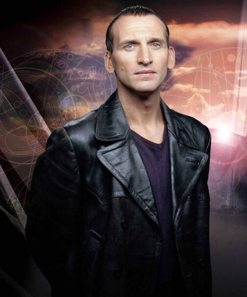 Christopher Eccleston Doctor Who Leather Peacoat - Image 2