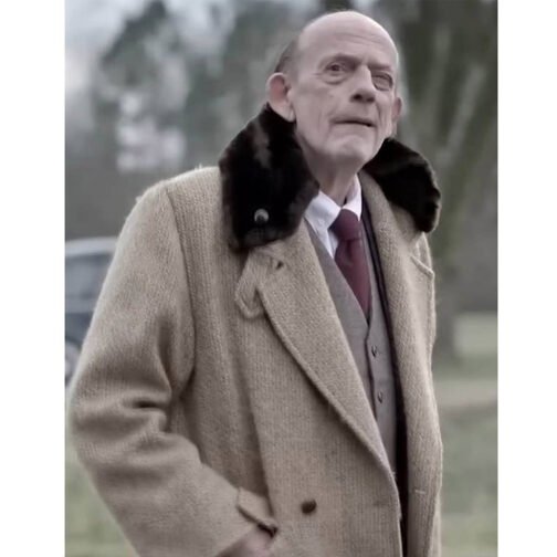Spirit Halloween Christopher Lloyd Brown Coat - Image 4