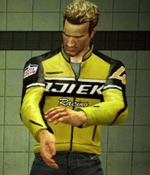 Dead Rising Chuck Greene Yellow Leather Jacket - Image 11