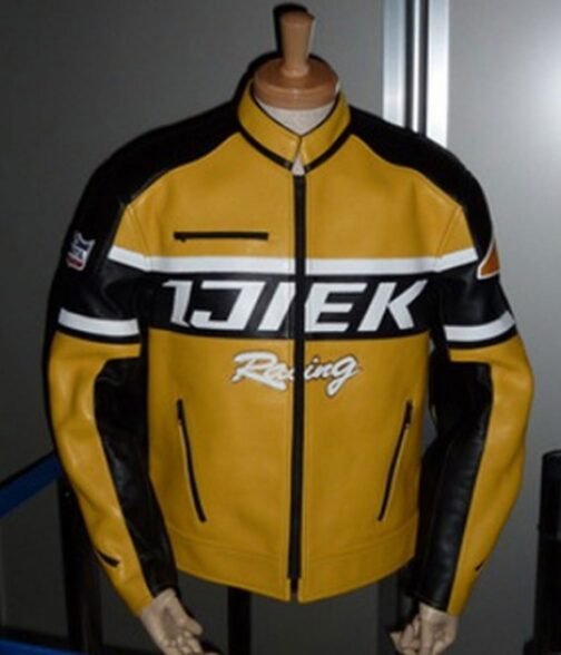 Dead Rising Chuck Greene Yellow Leather Jacket - Image 6
