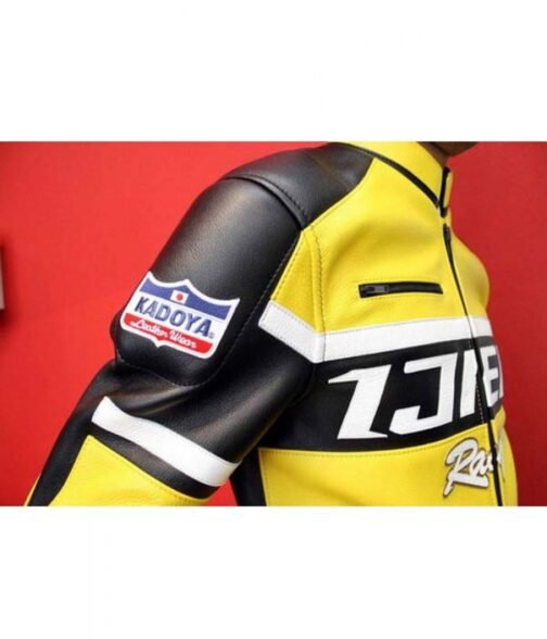 Dead Rising Chuck Greene Yellow Leather Jacket - Image 8