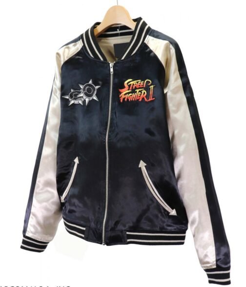 Chun Li Bonus Stage Street Fighter II Bomber Jacket - Image 6