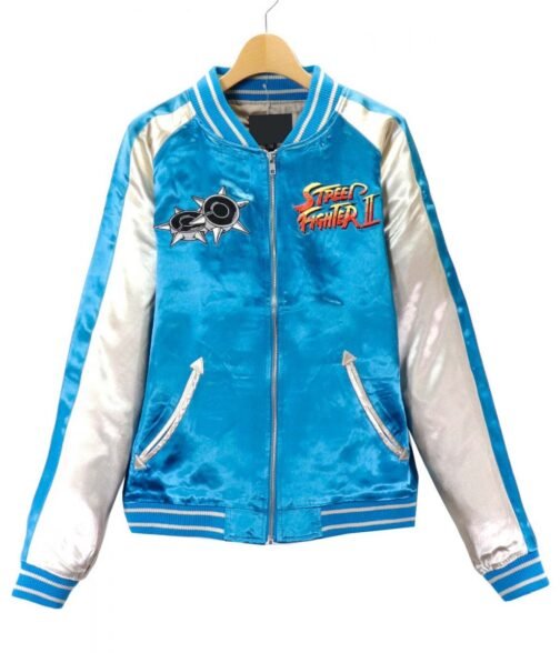 Chun Li Bonus Stage Street Fighter II Bomber Jacket