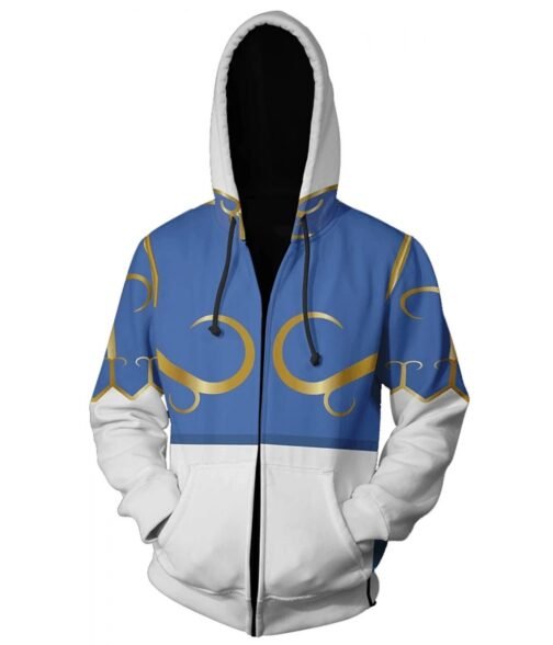 Chun Li Street Fighter Fleece Hoodie