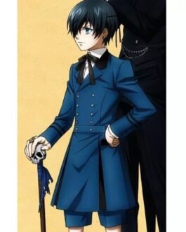 Ciel Black Butler Double Breasted Blue Coat