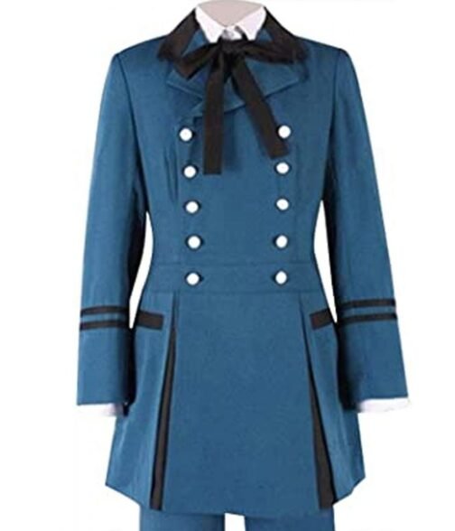 Ciel Black Butler Double Breasted Blue Coat