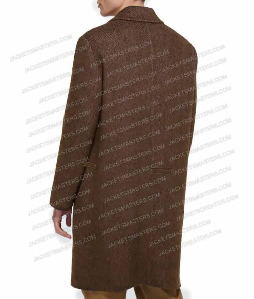 Cillian Murphy Oppenheimer Brown Wool Coat - Image 3