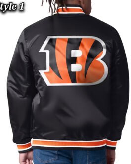 Cincinnati Bengals 49ers Closer Black/Orange Satin Jacket