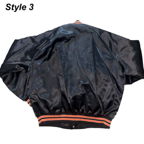 80s Cincinnati Bengals Black Satin Jacket - Image 6