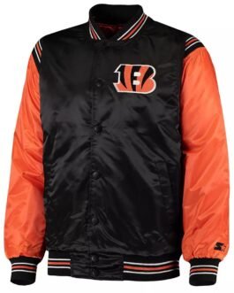Cincinnati Bengals Enforcer Varsity Satin Jacket