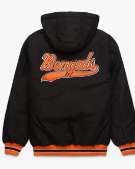 Cincinnati Bengals Black Hooded Jacket