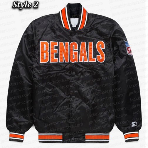 Blackout Cincinnati Bengals Jacket - Image 2