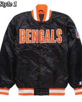 Blackout Cincinnati Bengals Jacket
