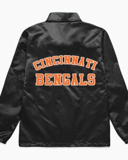 Cincinnati Bengals Coach Black Jacket