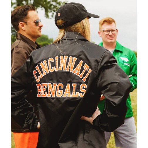 Cincinnati Bengals Coach Black Jacket - Image 3