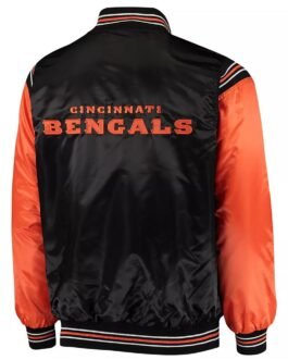 Cincinnati Bengals Enforcer Varsity Satin Jacket