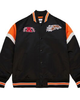 Cincinnati Bengals Heavyweight Black Satin Jacket