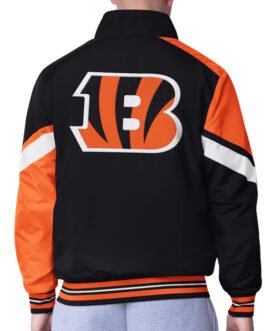 Cincinnati Bengals Strong Arm Black Full-Zip Jacket