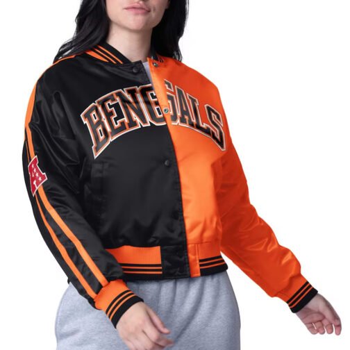 Cincinnati Bengals Zone Blitz Black/Orange Jacket