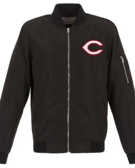 Cincinnati Reds Red Bomber Nylon Jacket