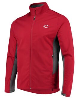 Navigate Cincinnati Reds Red Polyester Jacket