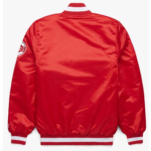 Cincinnati Reds Red Satin Jacket - Image 2