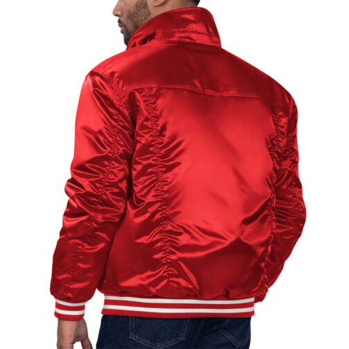 Cincinnati Reds Red Silver Tab Trucker Jacket - Image 2