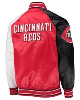 Cincinnati Reds Reliever Raglan Full-Snap Jacket
